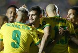 Pasaulio čempionato atranka: Brazilija iškovojo triuškinamą pergalę, Argentina susitikimą su Ekvadoru baigė lygiosiomis