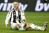 „Juventus“ nestandartiniu būdu tęsia savo seriją, „Milan“ šventė sunkią pergalę