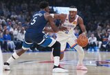 „Thunder“ sunkioje kovoje palaužė MInesotą