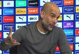 P.Guardiola: „Premier“ lygą laimėti sunkiau nei Čempionų lygą“