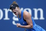 „US Open“ turnyre E.Svitolina patiesė rusę, O.Jabeur išsigelbėjo, o Estijos veteranės žygis baigėsi 