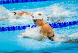 K.Teterevkova Europos plaukimo čempionatą baigė 7-ą kartą pagerindama karjeros rekordą