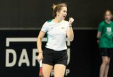 Justina Mikulskytė Heraklione įveikė pirmąją varžovę