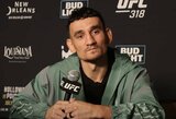 Maxas Holloway prieš karjerą baigiantį Dustiną Poirier: „Jis su manimi pasielgė negarbingai, jo išleistuvių vakarą turiu atsilyginti tuo pačiu“ 