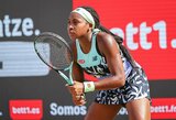 C.Gauff Berlyne krito pusfinalyje, olimpinė čempionė laimėjo 3 valandų trilerį prieš M.Sakkari