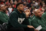 „Bucks“ susitarė dėl Antetokounmpo mainų: puolėjas keliasi į „Heat“ ekipą