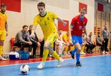 Futsalo rinktinės žaidėjų įspūdžiai iš kovos su Latvija: „Atsidavėme šimtu procentų ir galime džiaugtis“
