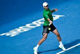 Djokovičių suerzino klausimas apie besivejančiojo vaidmenį