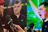 „Ne gėjus, bet apkabinsiu“: UTMA ringą šturmavęs vyras sulaukė Maslobojevo atsako