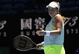 „Australian Open“: pusantro seto dominavusi latvė neatsilaikė prieš ketvirtąją pasaulio raketę