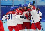 Įspūdingose rungtynėse rusai patyrė pralaimėjimą, bet tiesiogiai pateko į ketvirtfinalį, debiutantai danai palaužė Šveicariją