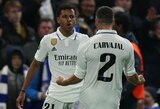 Rodrygo paaiškino, kodėl pelnęs įvartį pakartojo C.Ronaldo šventimo būdą „Siu“