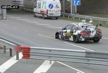 „MW KESTAUTO - TELŠIŲ STATYBA“ komandos automobiliui nulėkė ratas | „Stop“ kadras