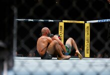 Jeanas Silva – Jose Delgado kovos akimirka | EPA nuotr.