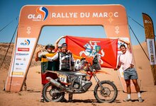 Dovydas Karka Maroko ralyje | Organizatorių nuotr.