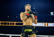 Dominykas Dirkstys – Naglis Kanišauskas kovos akimirka | Teodoro Biliūno / BNS foto nuotr.