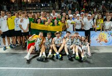  Lietuvos 3x3 krepšinio vaikinų rinktinė | Roko Snarskio nuotr.