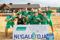 „Kauno Žalgirio“ paplūdimio futbolo komanda | Organizatorių nuotr.