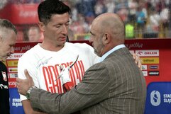 Robertas Lewandowskis ir Michalas Probierzas | Scanpix nuotr.