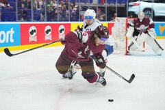 Latvvija – Prancūzija rungtynių akimirka | IIHF nuotr.