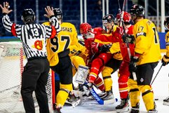 Lietuva – Kinija rungtynių akimirka | hockey.lt nuotr.