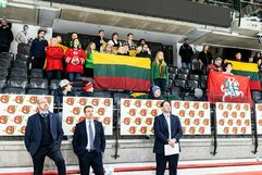 Lietuva – Ispanija rungtynių akimirka | IIHF nuotr.