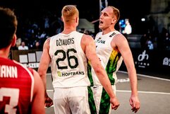 Lietuvos vyrų 3x3 krepšinio rinktinė | FIBA nuotr.