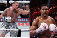 Jake'as Paulas ir Anthony Joshua | Scanpix nuotr.