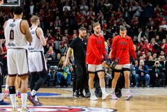 „Rytas“ – „Legia“ rungtynių akimirka | Patricijos Adamovič / BNS nuotr.