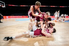 Latvijos U-18 rinktinė | FIBA nuotr.