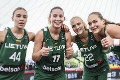 Lietuvos jaunimo merginų 3x3 krepšinio rinktinė | FIBA nuotr.