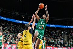 „Žalgiris“ – „Šiauliai“ rungtynių akimirka | Eriko Ovčarenko / BNS foto nuotr.