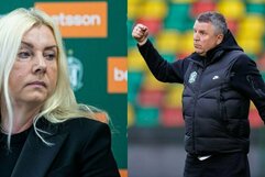 Vilma Venslovaitienė ir Vladimiras Čeburinas | futbolas.lt fotomontažas