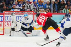 Kanada – Suomija rungtynių akimirka | IIHF nuotr.