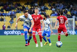 Lietuvos rinktinės draugiškos rungtynės su graikais baigėsi be įvarčių