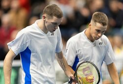 V.Gaubas ir T.Babelis pateikė staigmeną – Lietuvos teniso rinktinė pateko į pirmą pasaulio grupę!