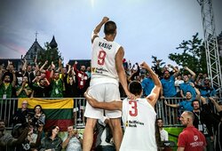 Pergalingas lietuvių žygis nutrūko pasaulio čempionato finale: serbai iškovojo rekordinį titulą