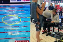 Pasaulio čempionato trileris: iš JAV plaukiko atimtas auksas vėliau jam buvo sugrąžintas