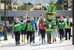 Panevėžyje prasidėjo Olimpinė diena: šventės ugnį įžiebė olimpiečiai