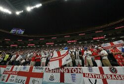 Anglijos rinktinės fanai nušvilpė savo palaikomą nacionalinę komandą po nulinių lygiųjų su JAV