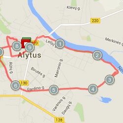 9.19 km. trasa Alytuje
