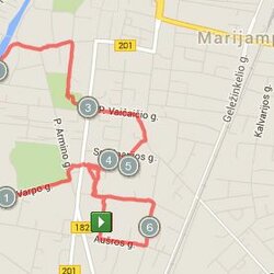 6.48 km trasa Marijampolėje