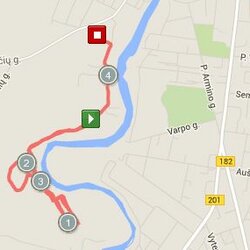 4.33 km trasa Marijampolėje