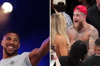 Anthony Joshua ir Jake'as Paulas | Scanpix nuotr.