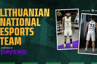 Lietuvos esporto rinktinė pradeda kovas eFIBA Pre-Qualifiers Europe 2026 atrankoje | Organizatorių nuotr.
