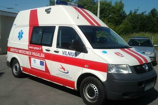 Greitosios pagalbos automobilis | Sportas.lt nuotr.