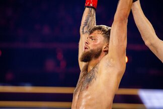 Dominykas Dirkstys – Naglis Kanišauskas kovos akimirka | Teodoro Biliūno / BNS foto nuotr.