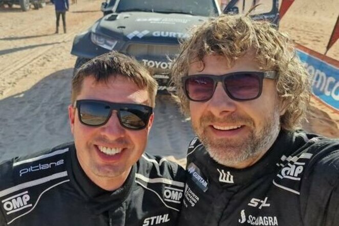 Kuldaras Siikas ir Benediktas Vanagas | Organizatorių nuotr.