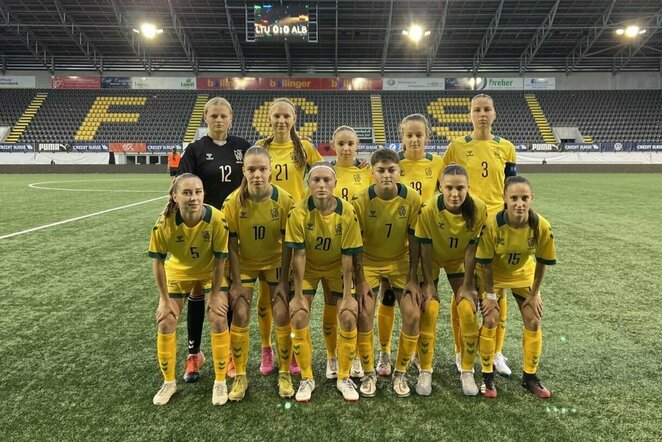 Lietuvos WU-19 futbolo rinktinė | lff.lt nuotr.