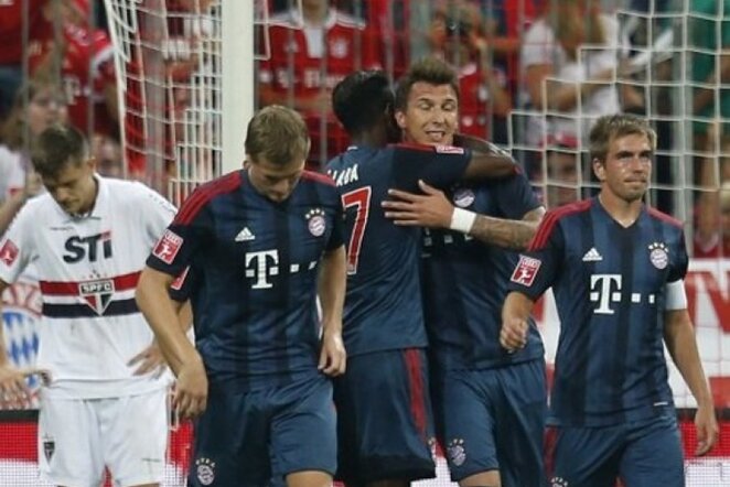 „Bayern“ džiaugiasi įvarčiu | AP/Scanpix nuotr.